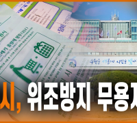 수원시, 위조 방지 무용지물