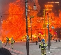 인천 구월동 로데오거리 상가서 불…인명 피해는 없어
